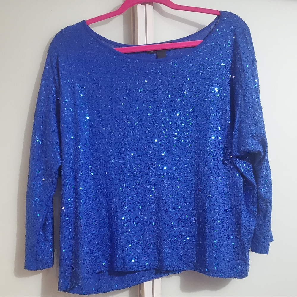 INC International Concepts Sz M Blouse EUC